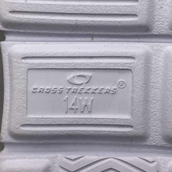 Cross Trekker Shuffle Sneaker Athletic Shoe Men’s 14W Grey White Comfort Lite - Picture 9 of 16